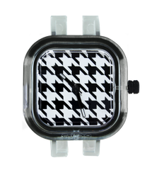 Graphic Houndstooth Face